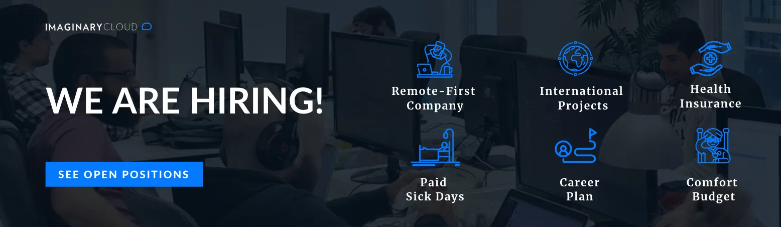 We are Hiring!