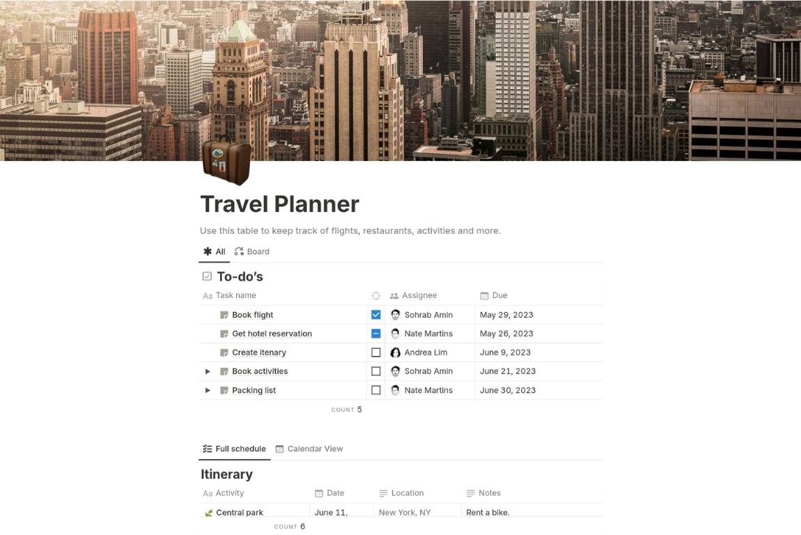 Travel Planner
