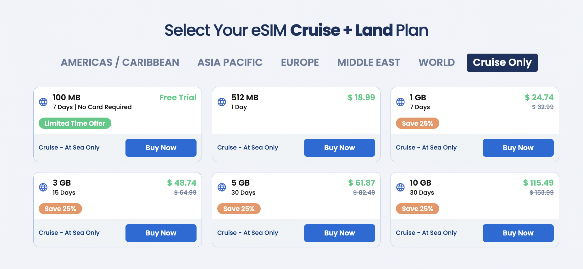 free cruise esim