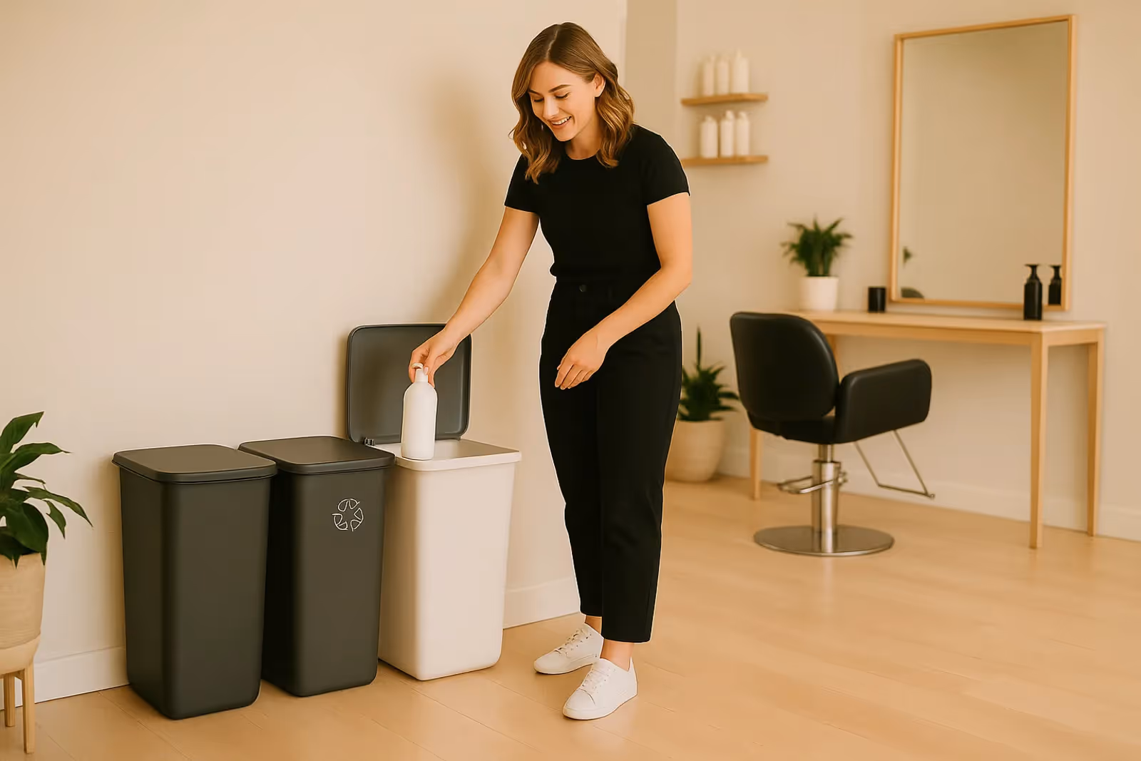 Gérer les déchets dans un salon de coiffure : nos conseils 