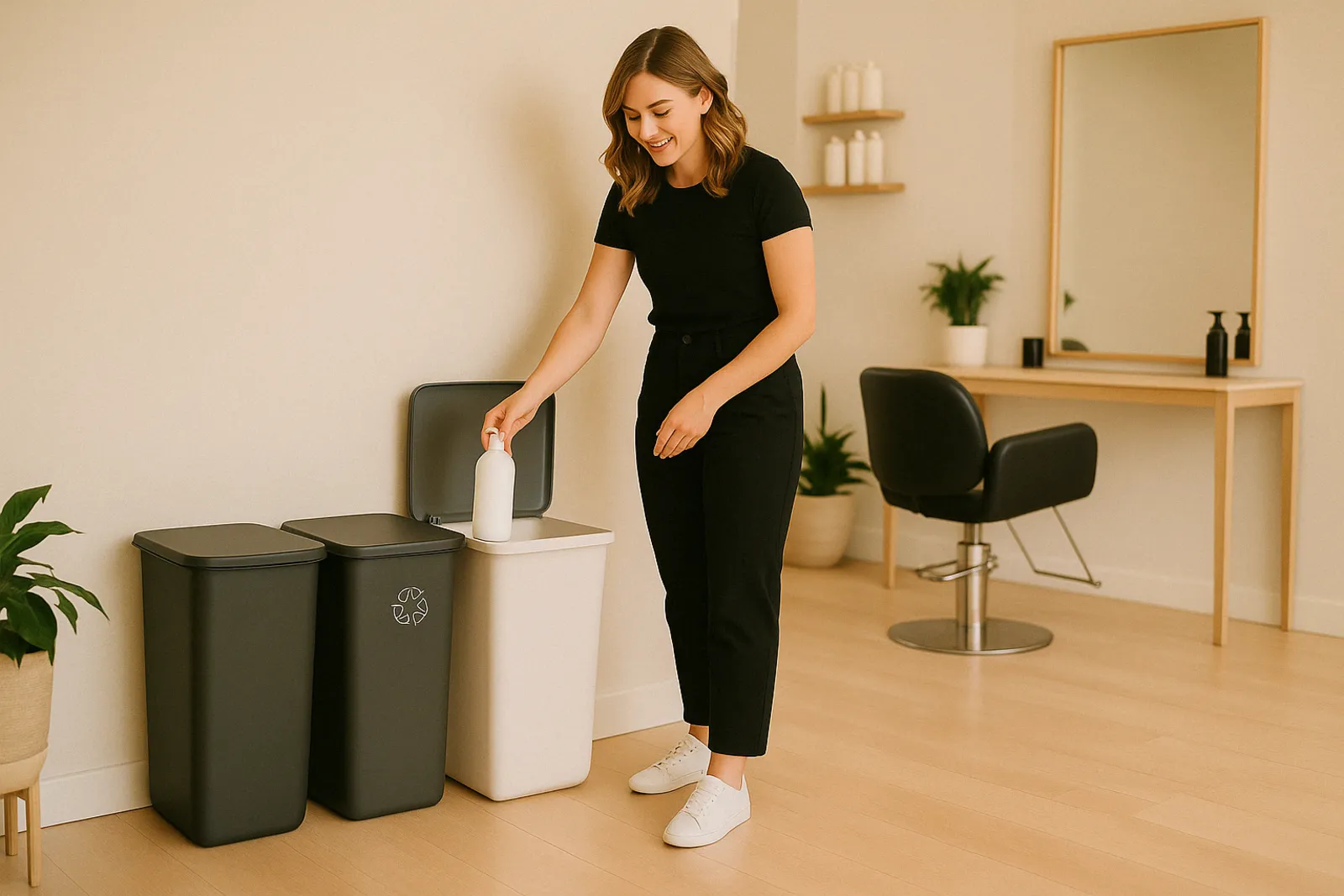 Gérer les déchets dans un salon de coiffure : nos conseils