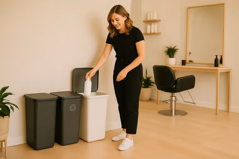Gérer les déchets dans un salon de coiffure : nos conseils 