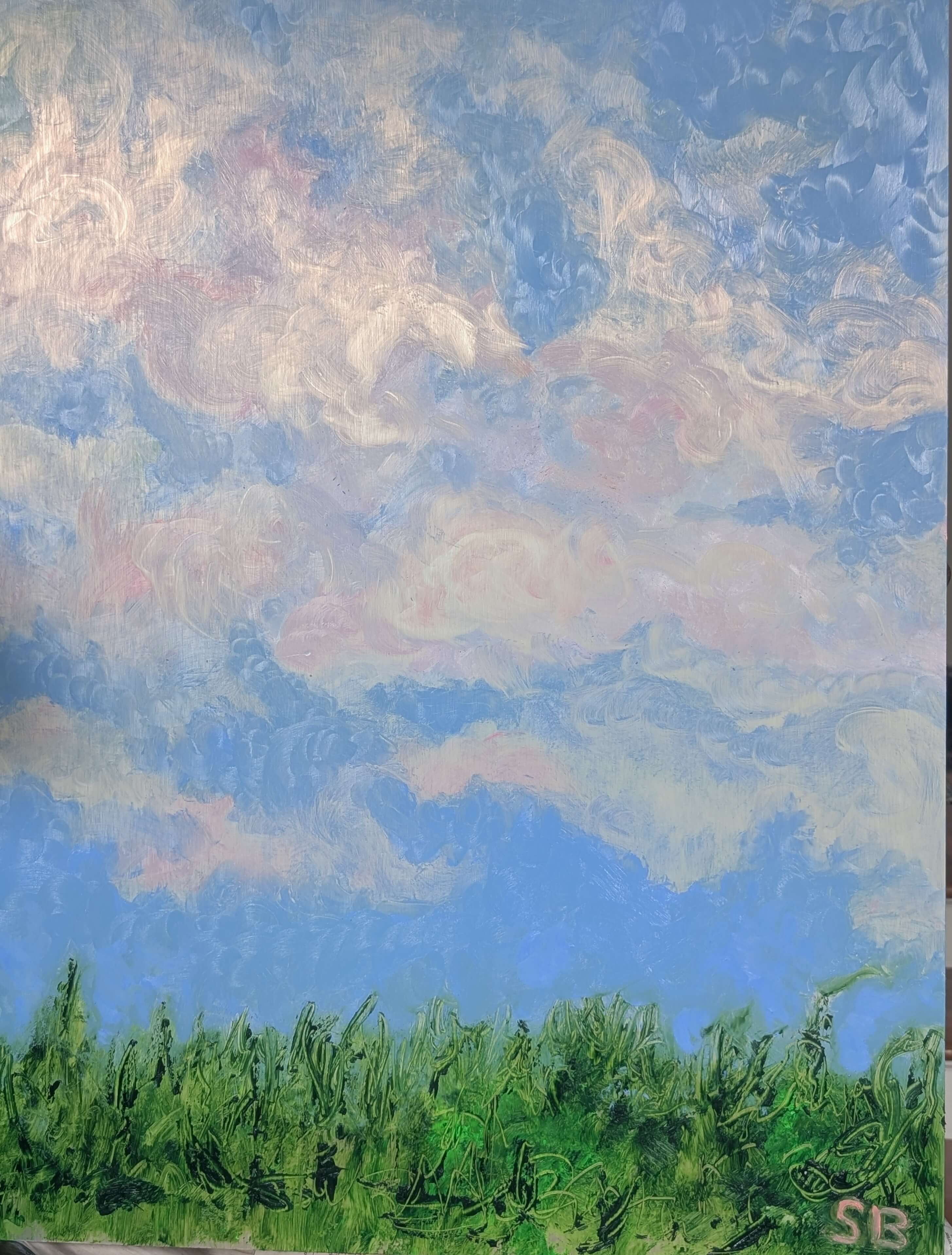 Afterglow (oil on aluminum)
