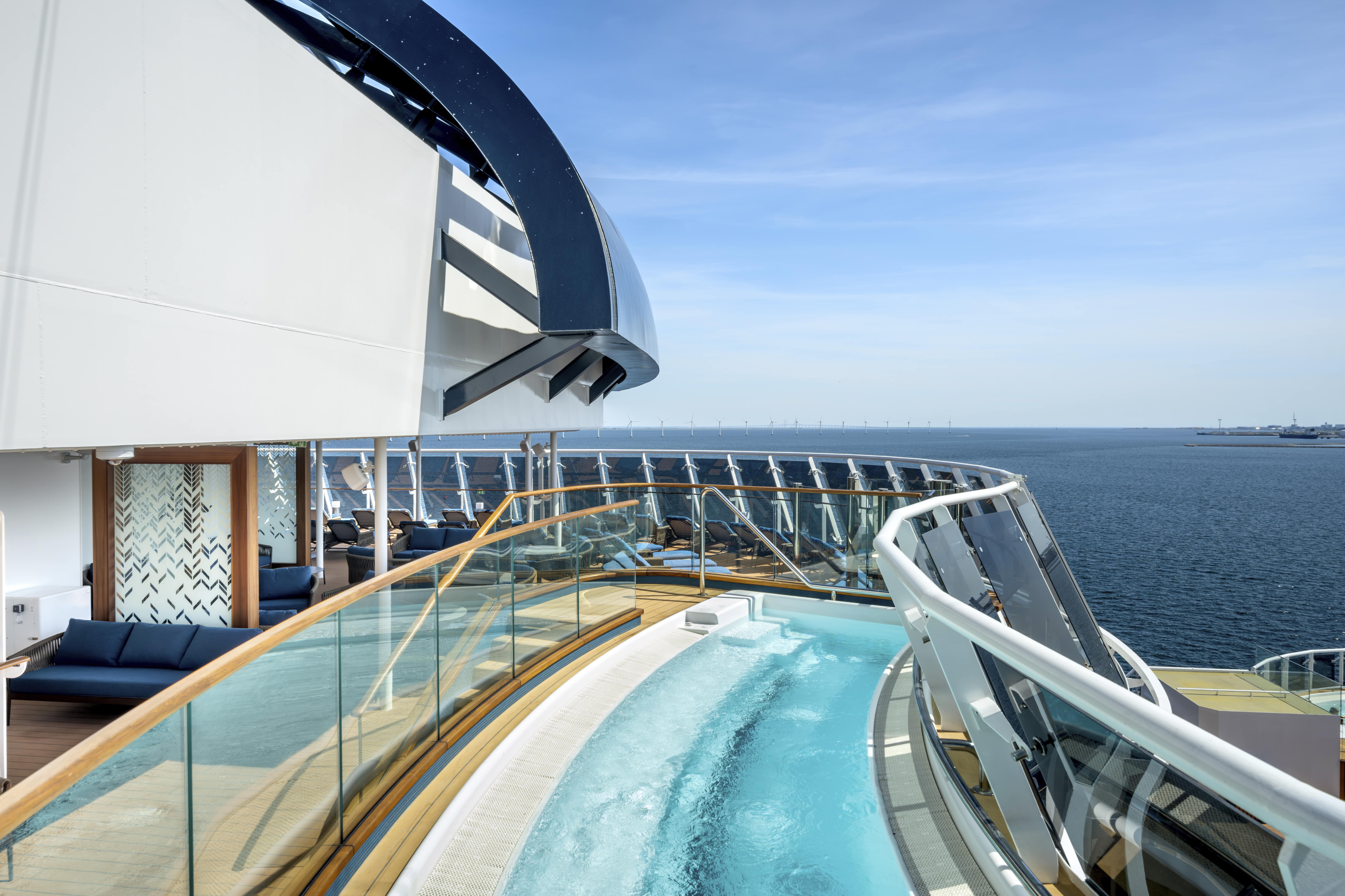 Top 19, exclusive solarium, MSC Euribia. Foto: MSC Cruises