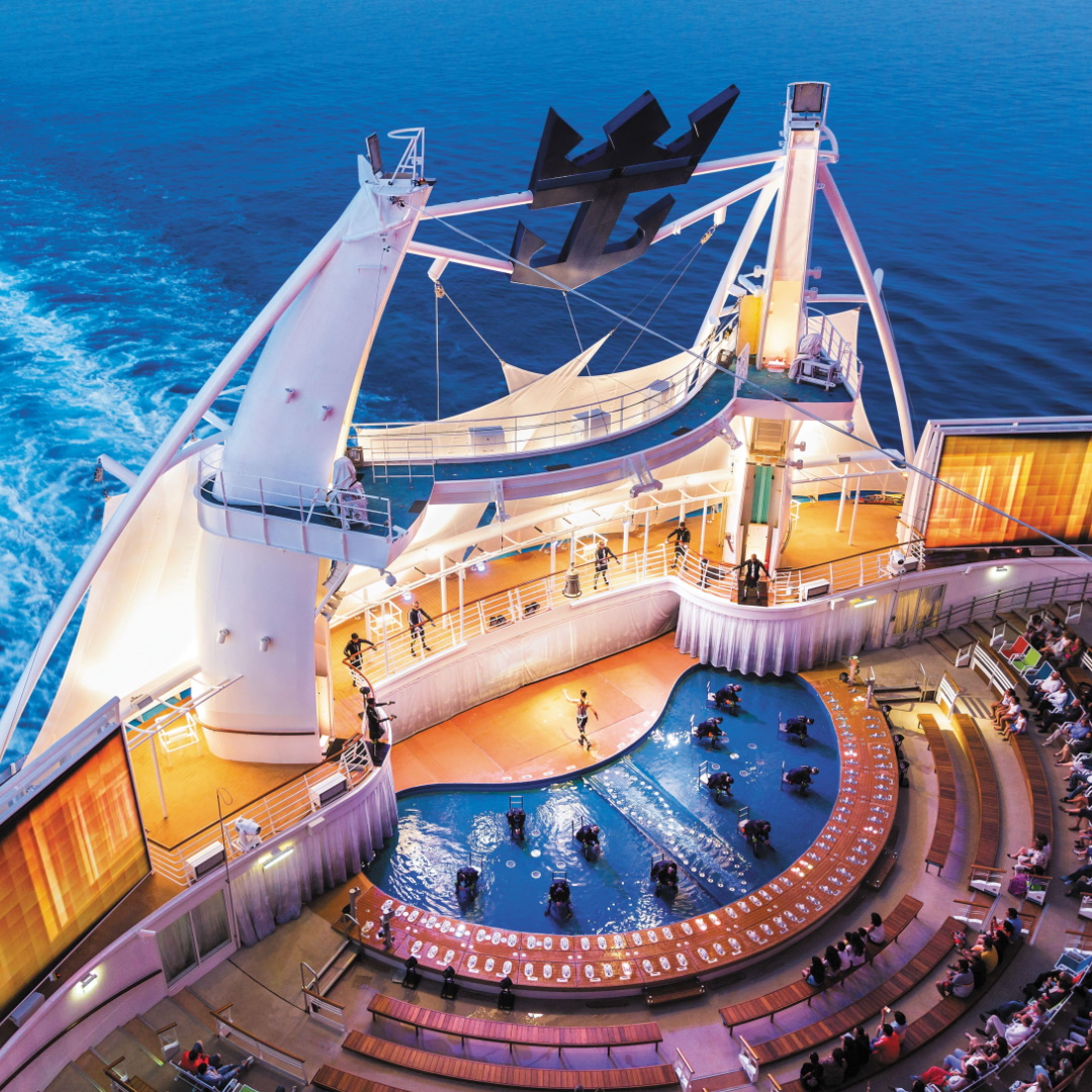 Aquatheatre, Harmony of the Seas. Foto: Royal Caribbean