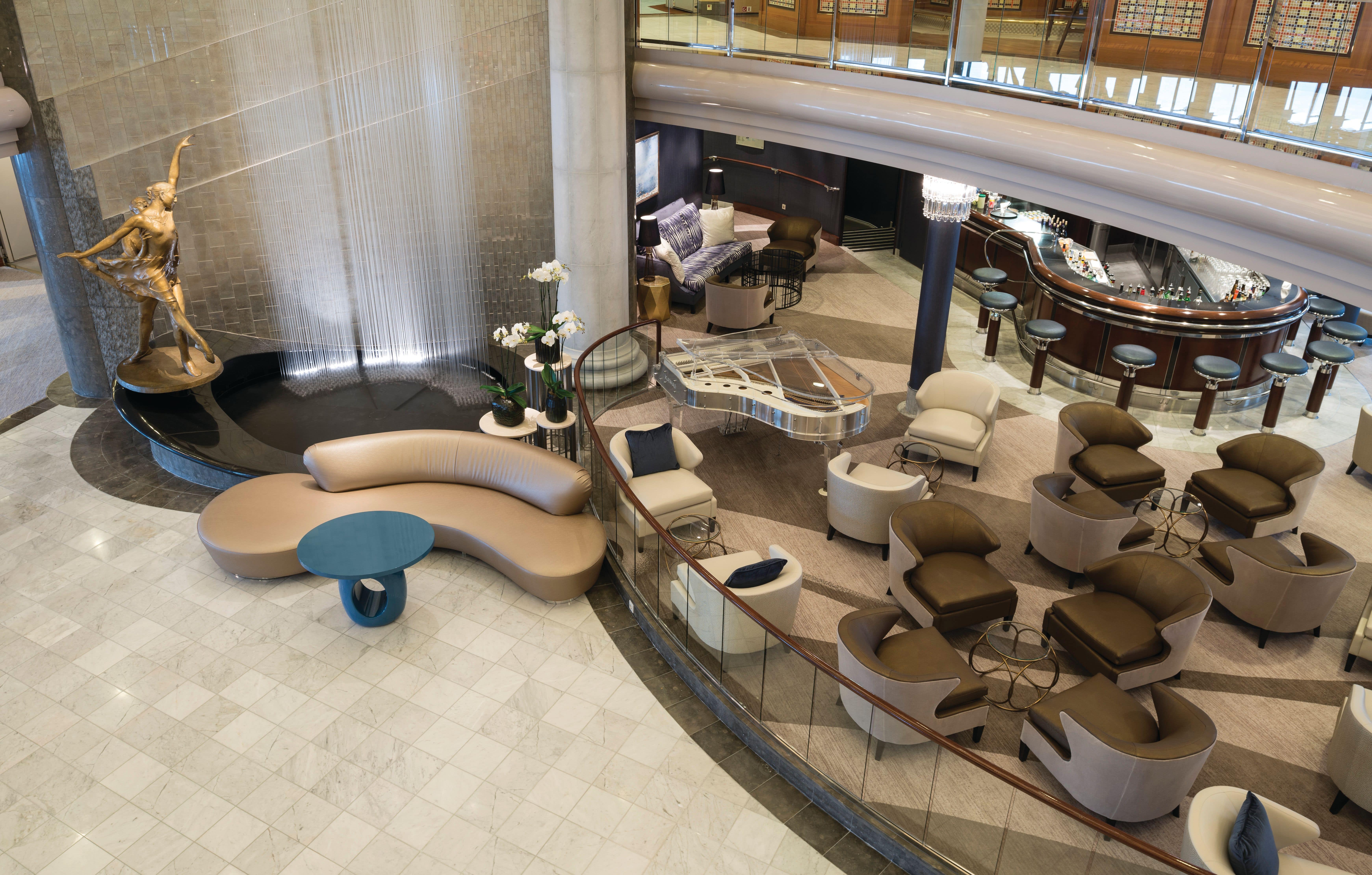 Atrium. Foto: Crystal Cruises