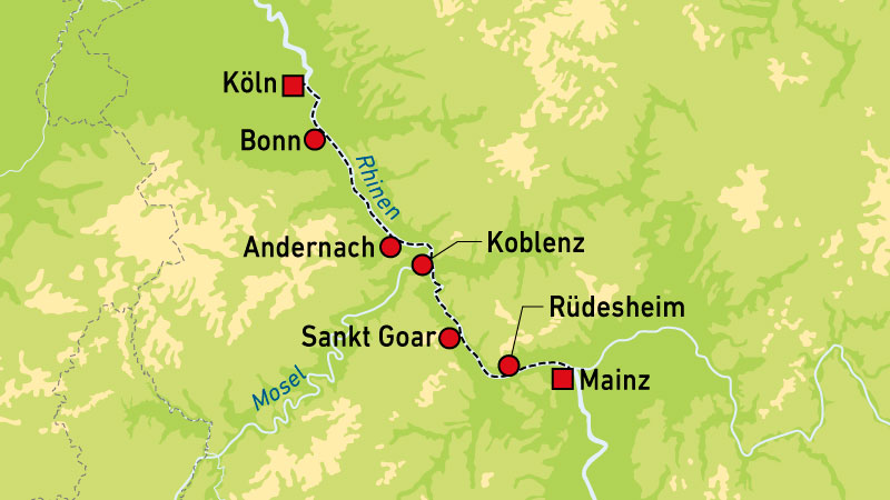 Cruisets reiserute, 13. juni 2026. Foto: Elite Travel