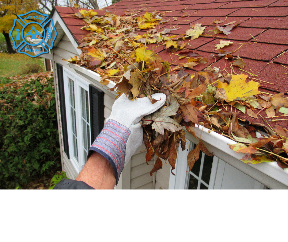 Fall gutter maintenance and cleaning to prevent clogs in Norfolk NE
