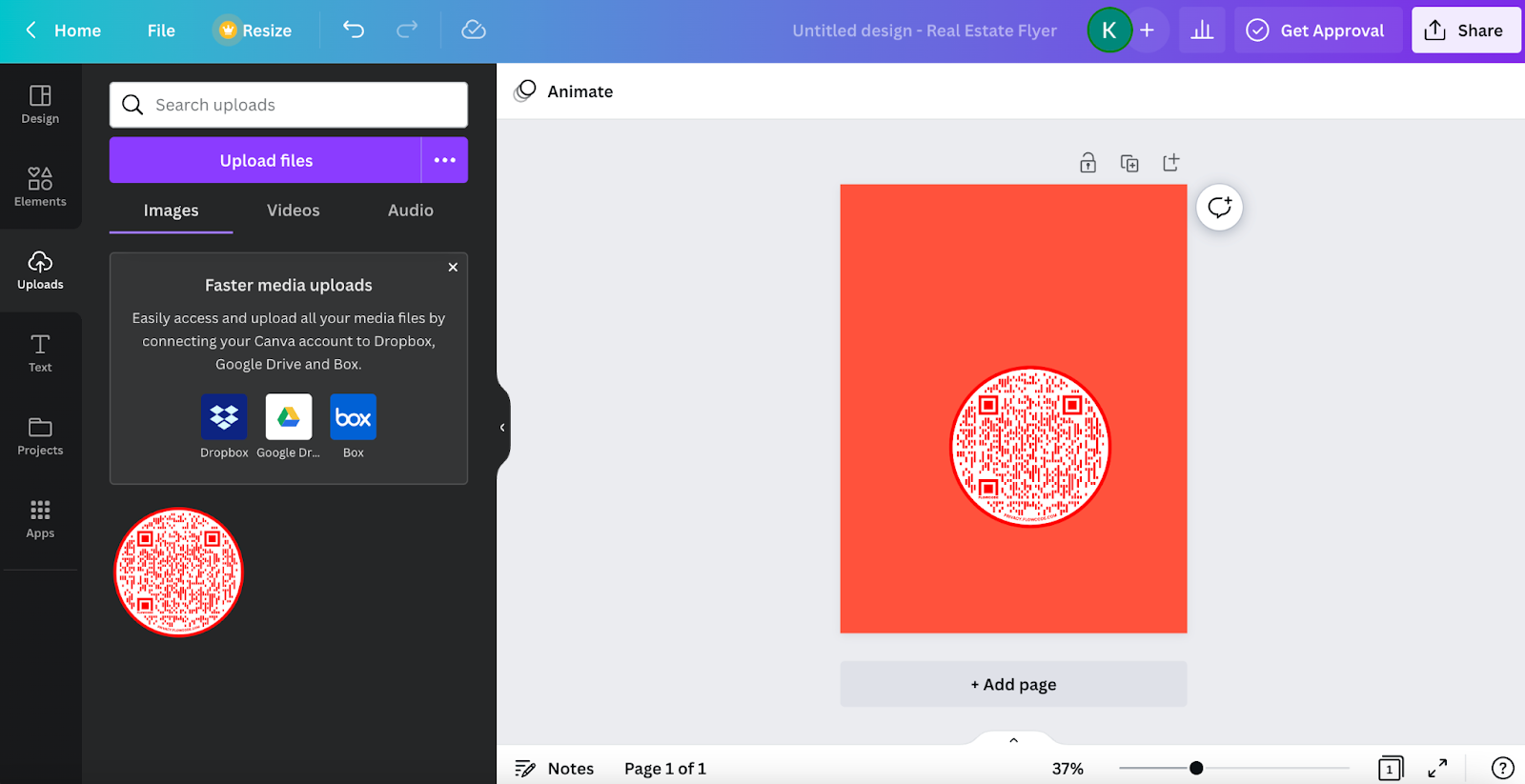 Flowcode on Canva