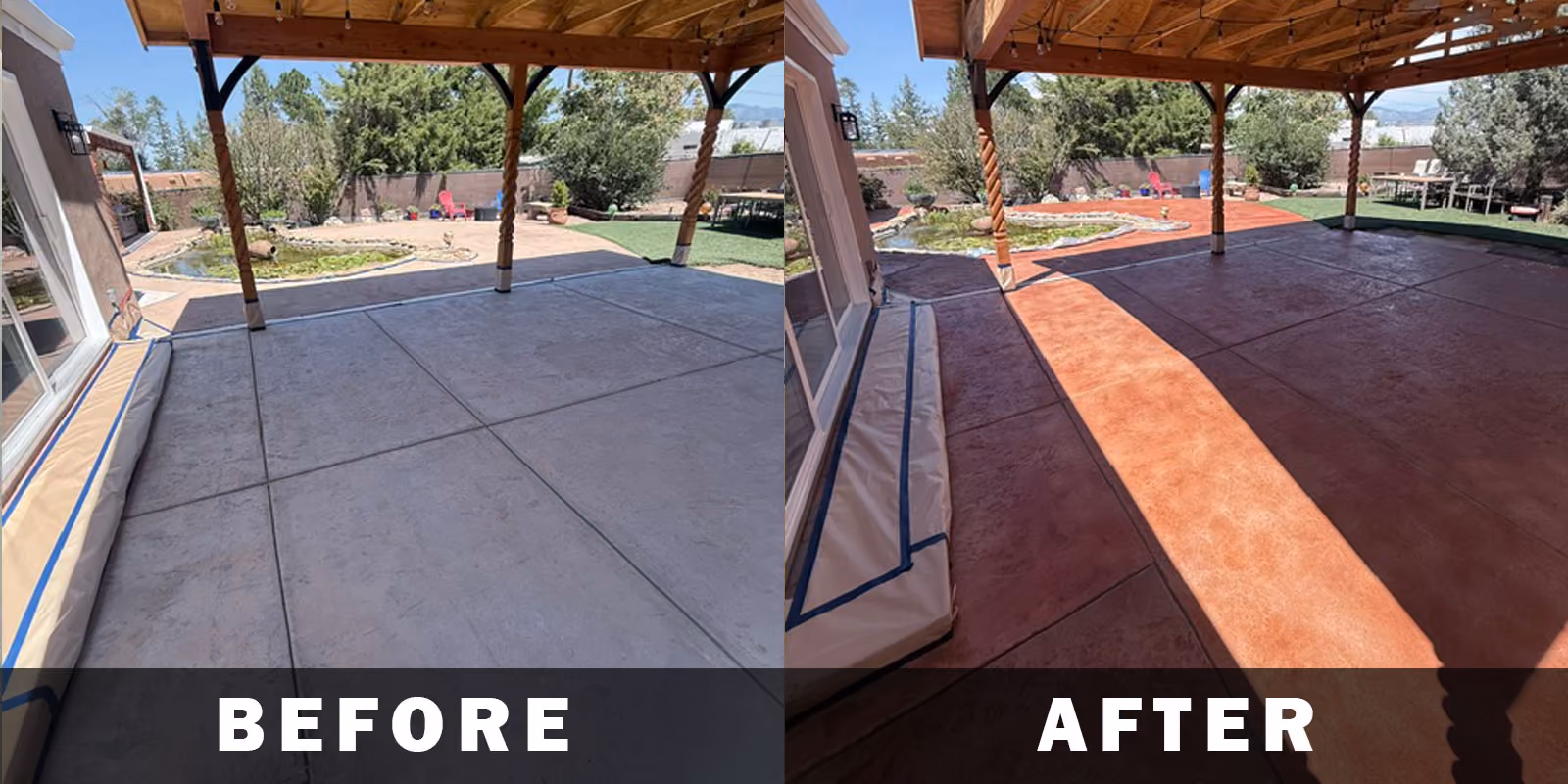 Grind and seal concrete repair