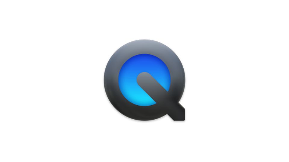 The Quicktime Player logo from an Apple Macbook.