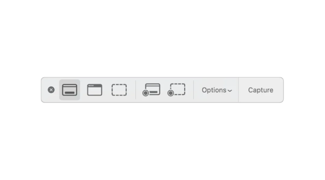 Mac's utility bar