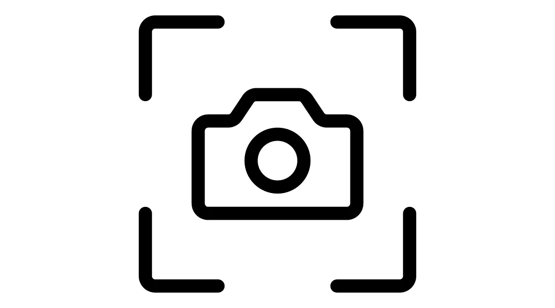 A camera inside of a box to indicate a screenshot