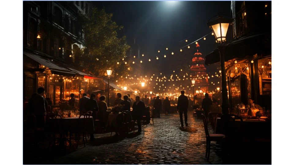 The electric atmosphere of a 1920s speakeasy during the Jazz Age.