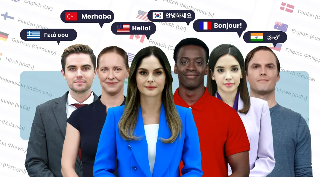 DeepBrain AI's AI Avatars speaking multiple languages