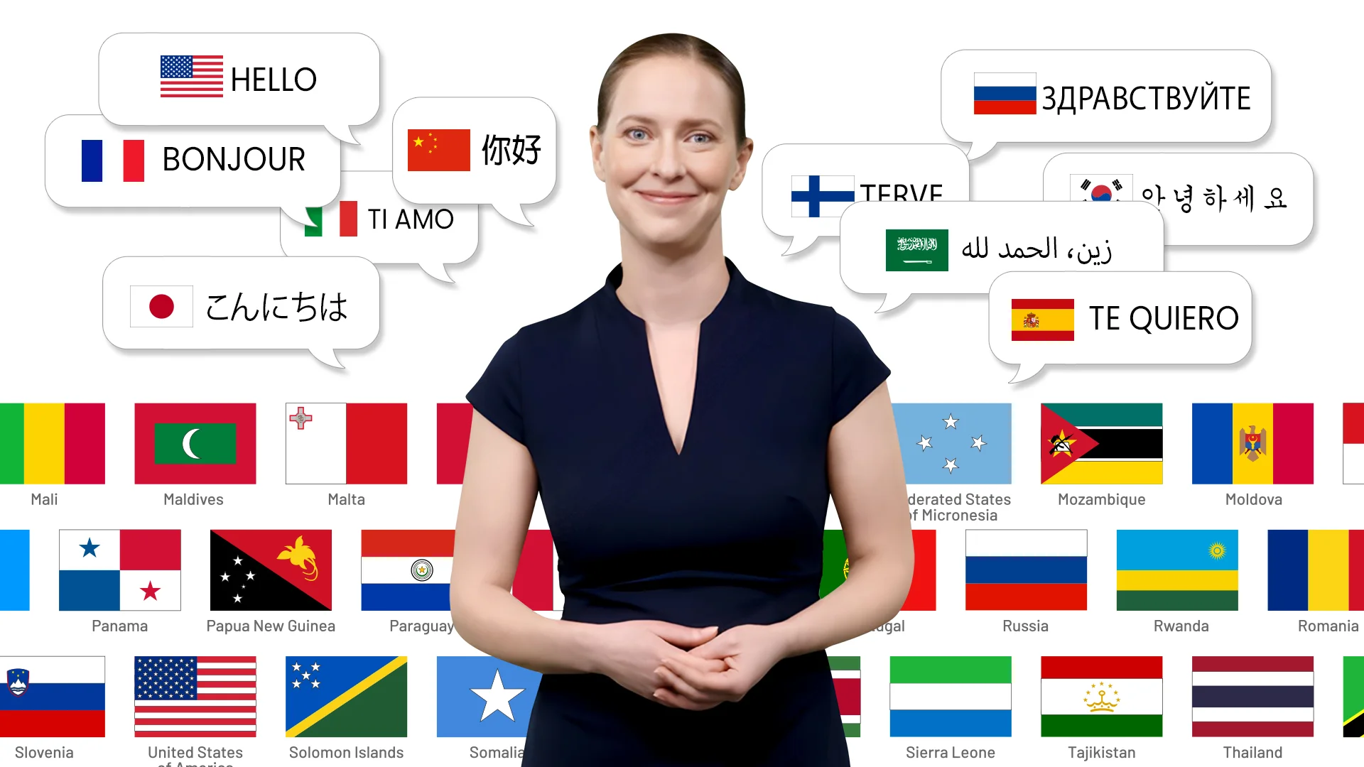Más de 80 voces de conversión de texto a voz 