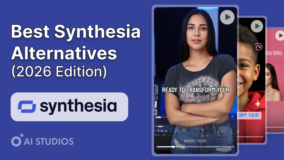 Best Synthesia Alternatives (2026 Edition)