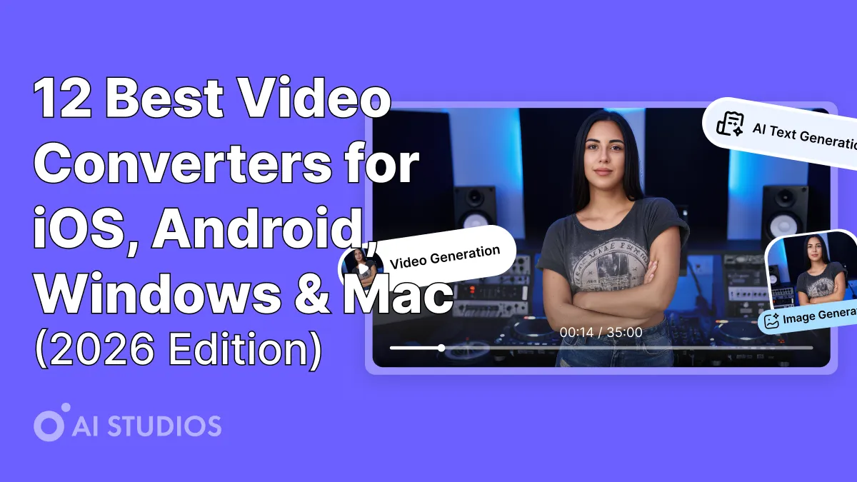 12 Best Video Converters for iOS, Android, Windows & Mac (2026 Edition)