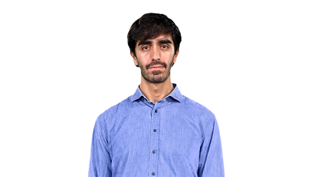 Ramtin, Blue, Virtual Presenter avatar