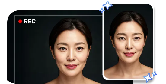 Create a talking digital avatar from just a short video recording of yourself.