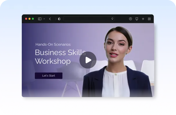 Vídeos de avatares de IA com um clique