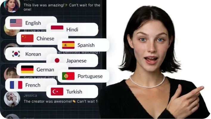 One-click AI dubbing in 150+ languages with multilingual avatar video translation and localization feature.
