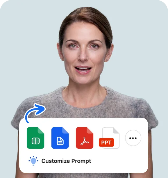 AI insurance agent uploading product knowledge files including policies and FAQs
