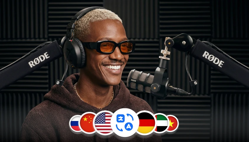 AI Dubbing — translate a video into multiple languages