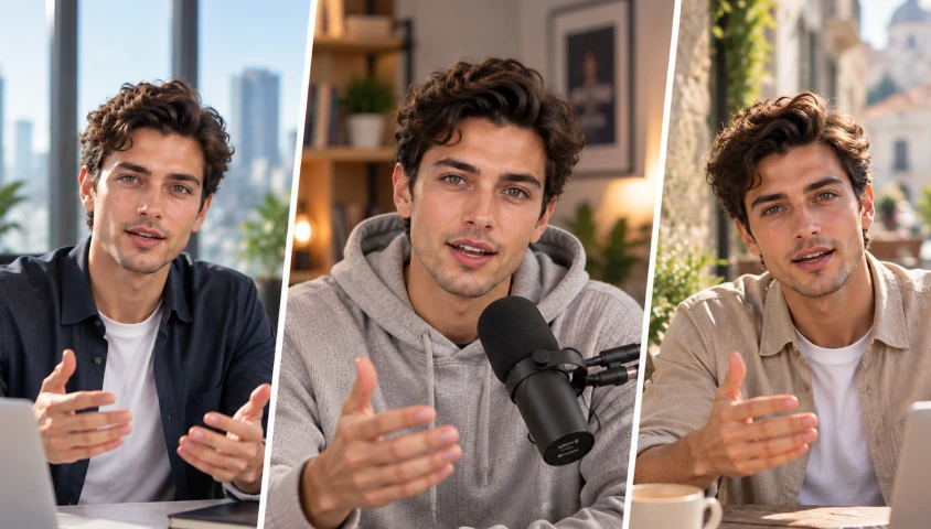 Video Avatar — AI avatar videos of a presenter in different settings
