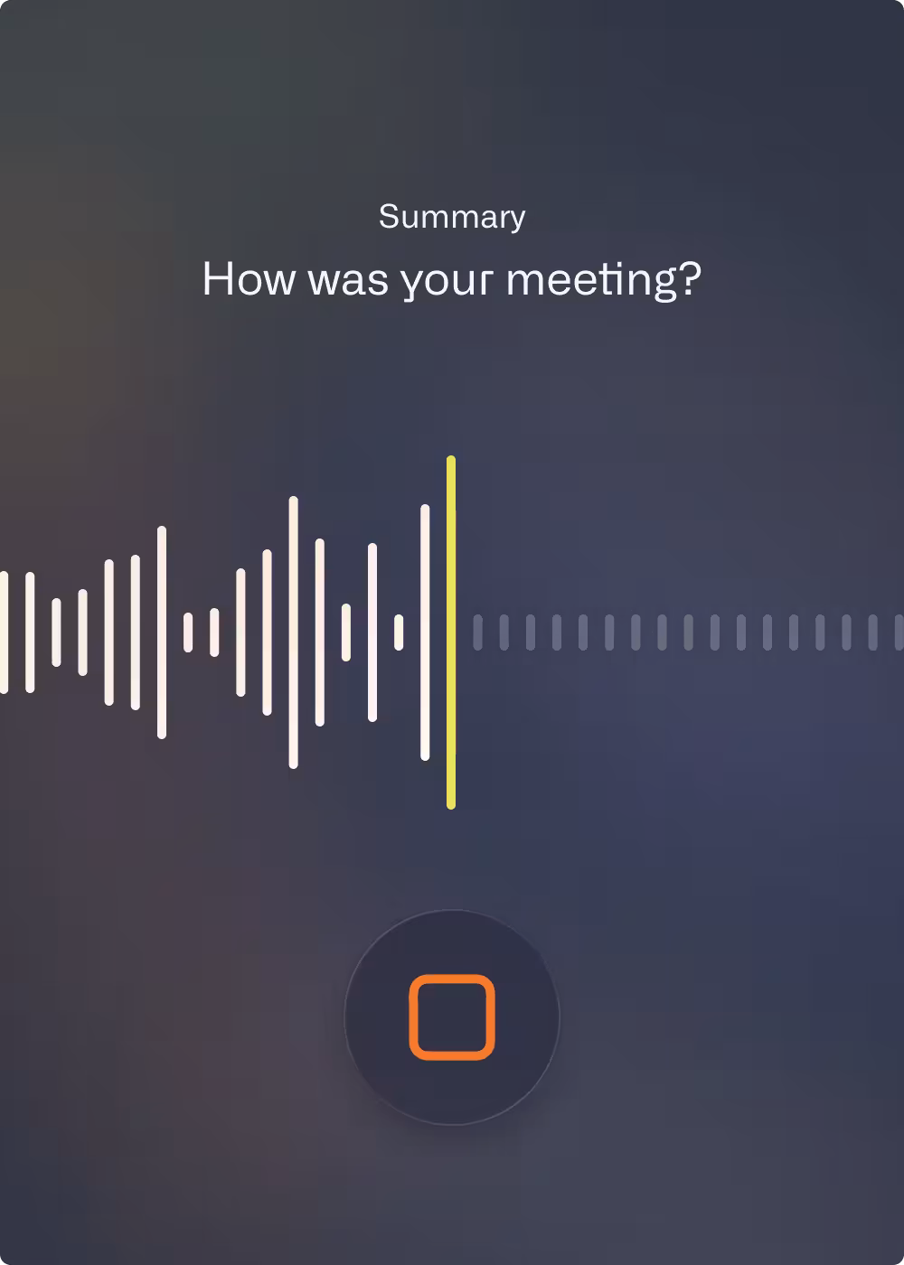 Voice to CRM example on Acto
