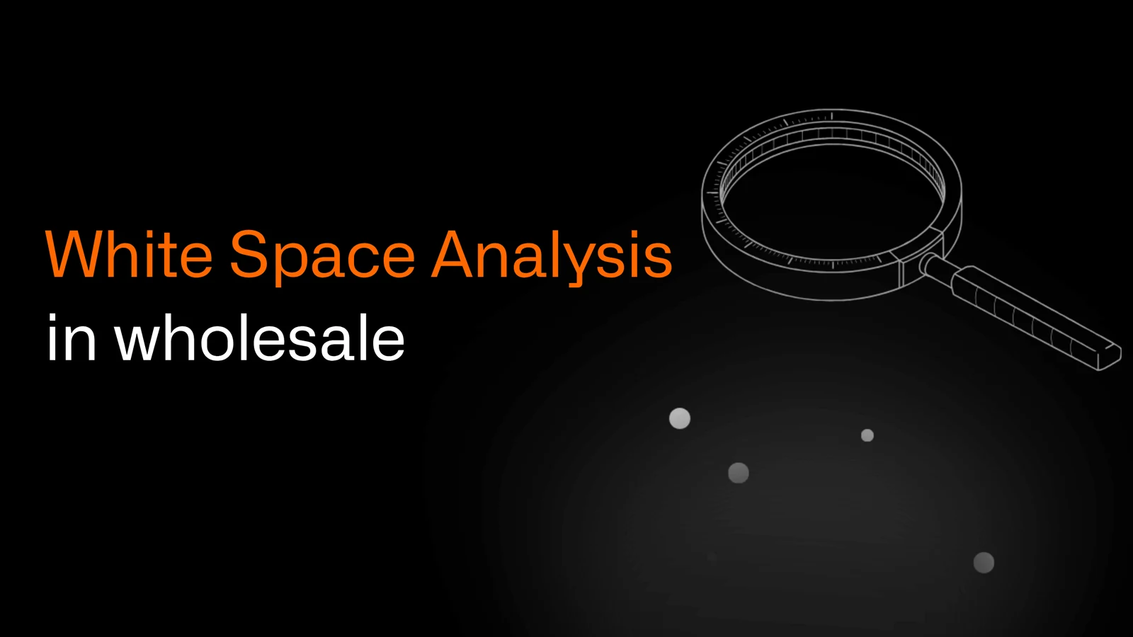 White space analysis in wholesale: magnifying glass over untapped customer potential