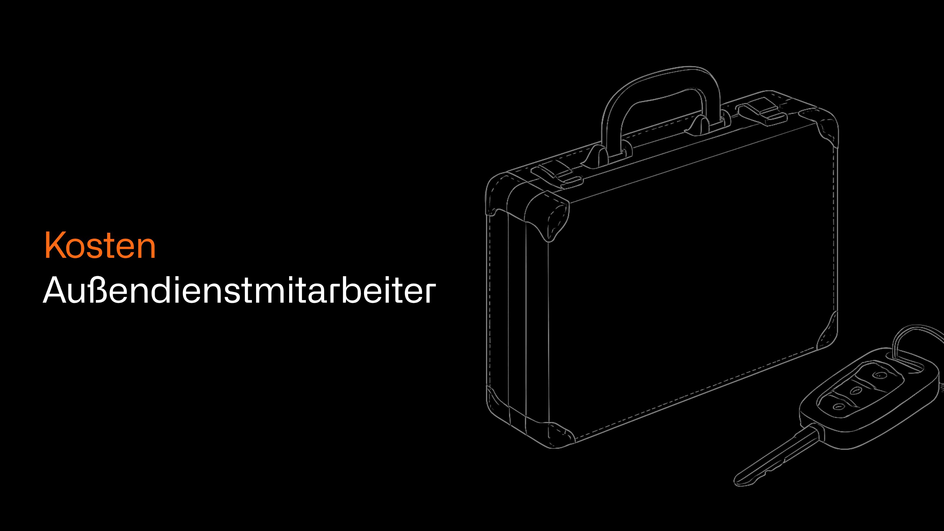 Kosten Außendienstmitarbeiter