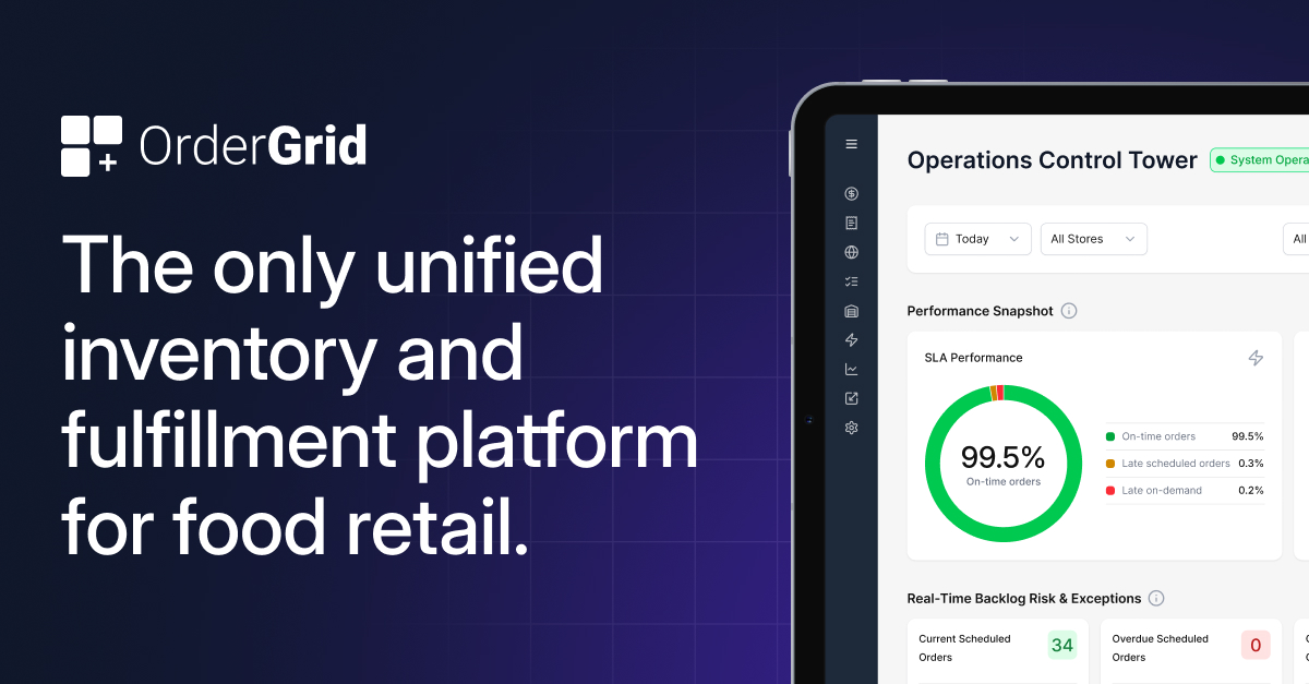 Unified inventory and fulfillment platform for food retail | OrderGrid