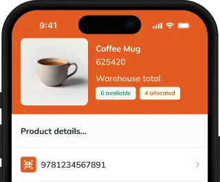 Warehouse control in your pocket