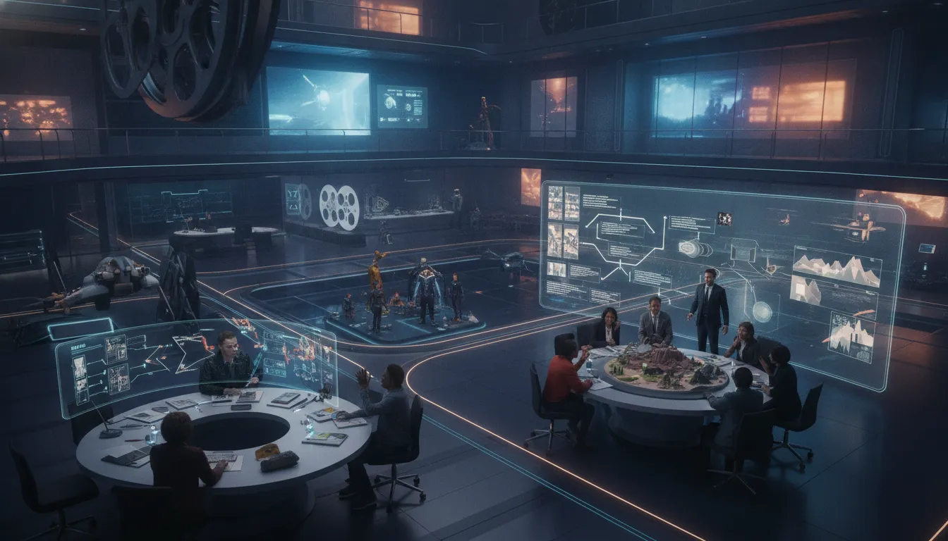 What is an entertainment ecosystem across games, film, and television