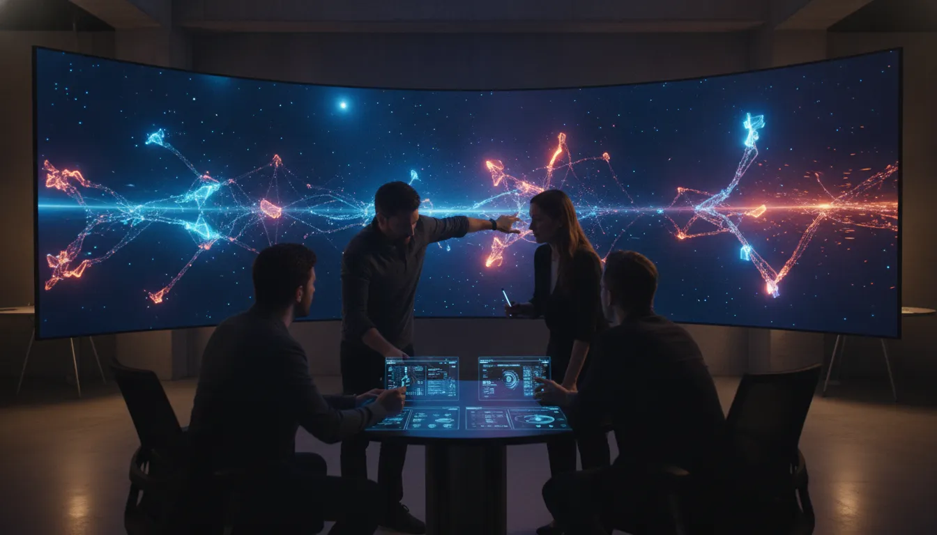 Game content production services team coordinating live operations and evolving game content