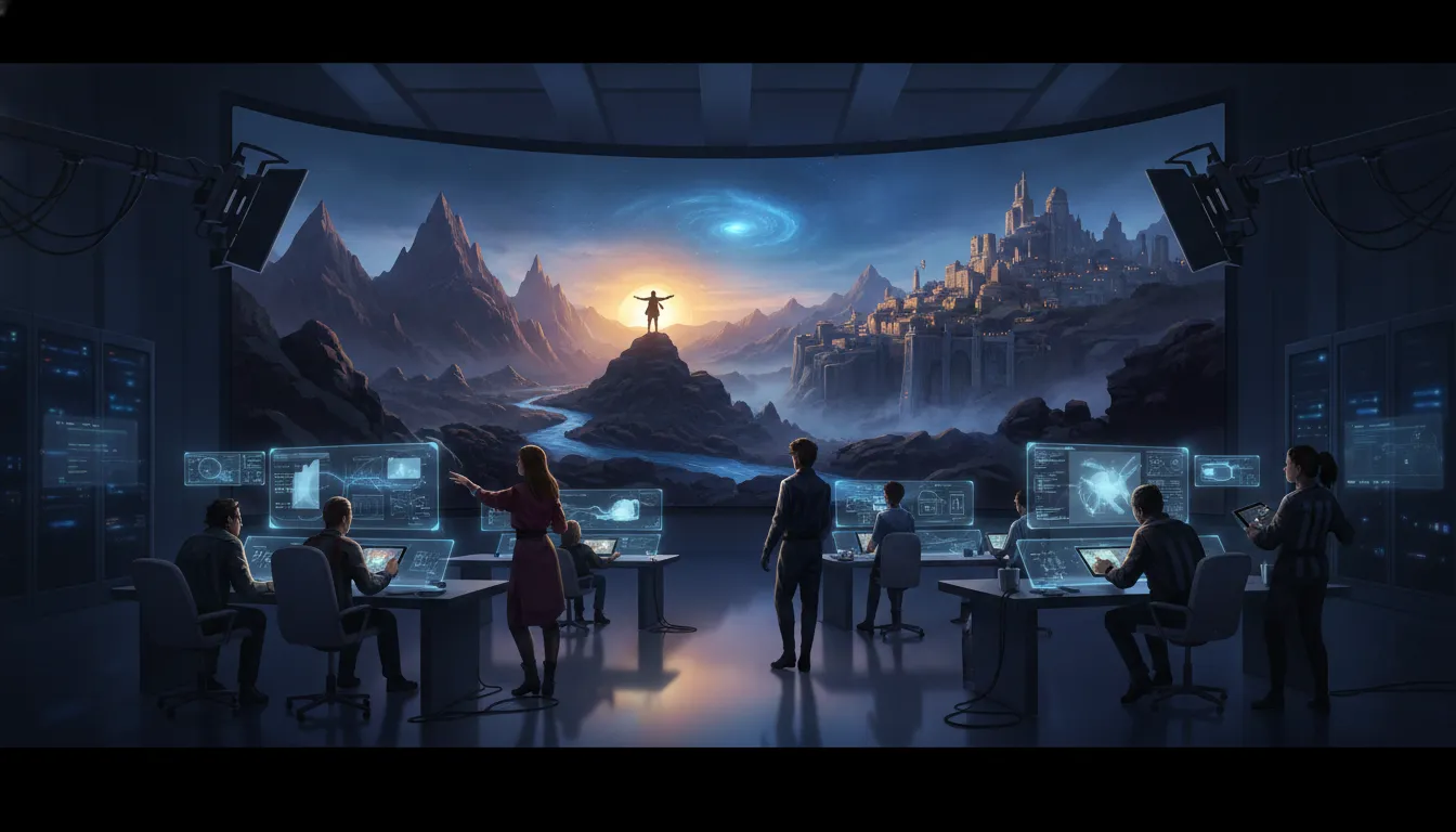 Game cinematic environment and character production planning