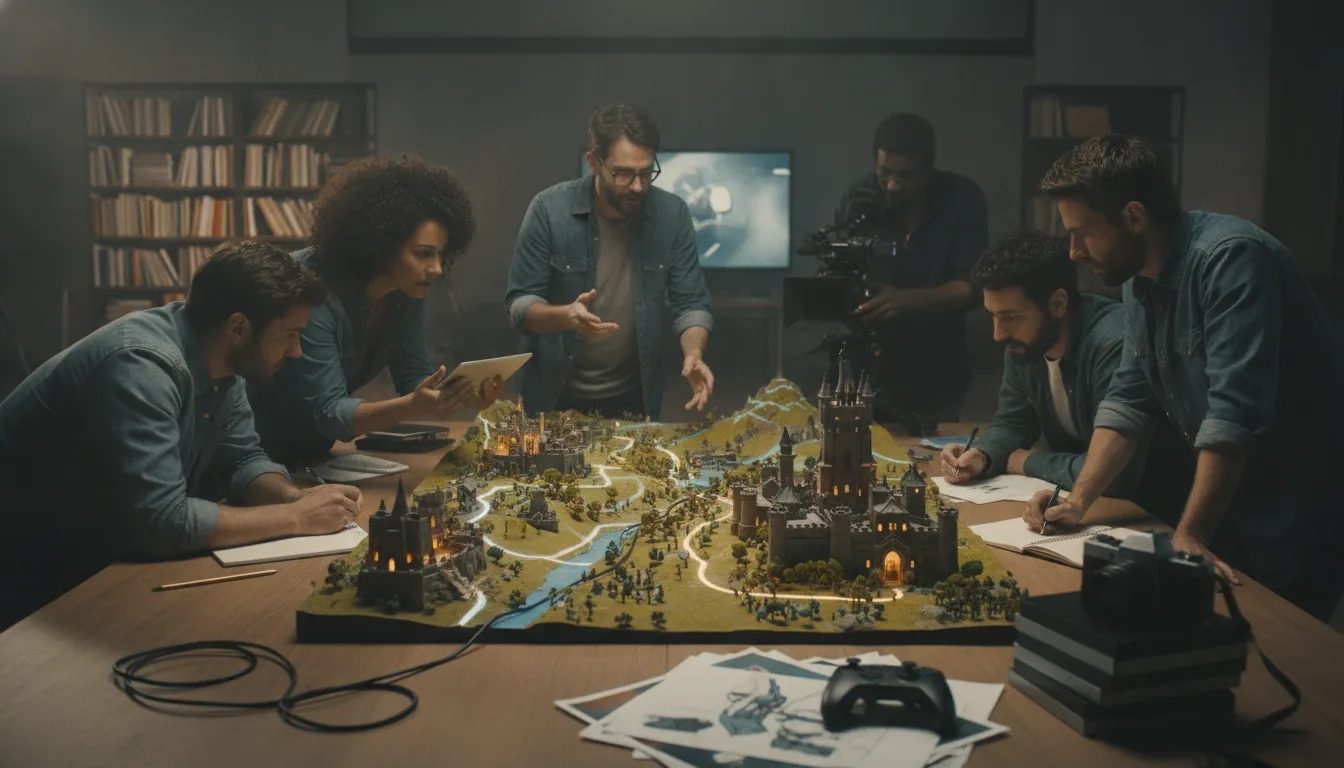 Why brands use transmedia storytelling: creative team building an interconnected entertainment world