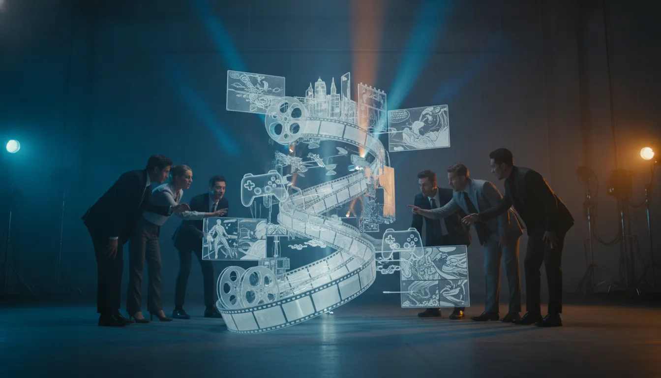Transmedia storytelling examples connecting film, games, and television