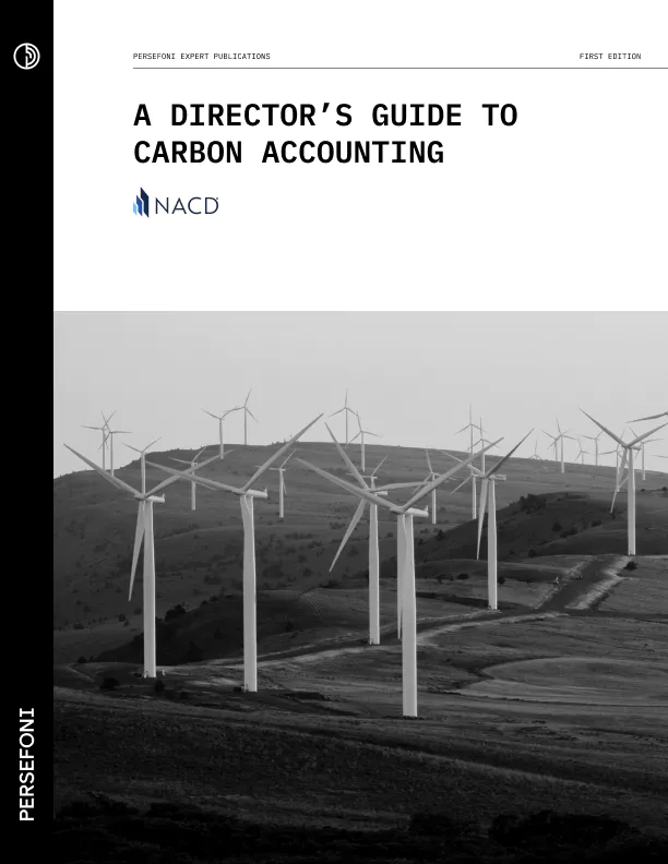 The Director's Guide to Carbon Accounting