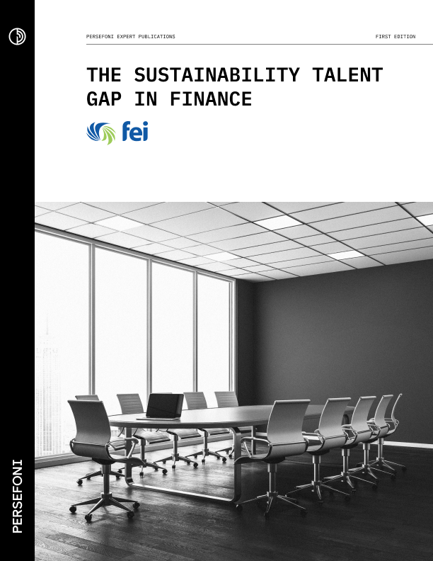 The Sustainability Talent Gap in Finance