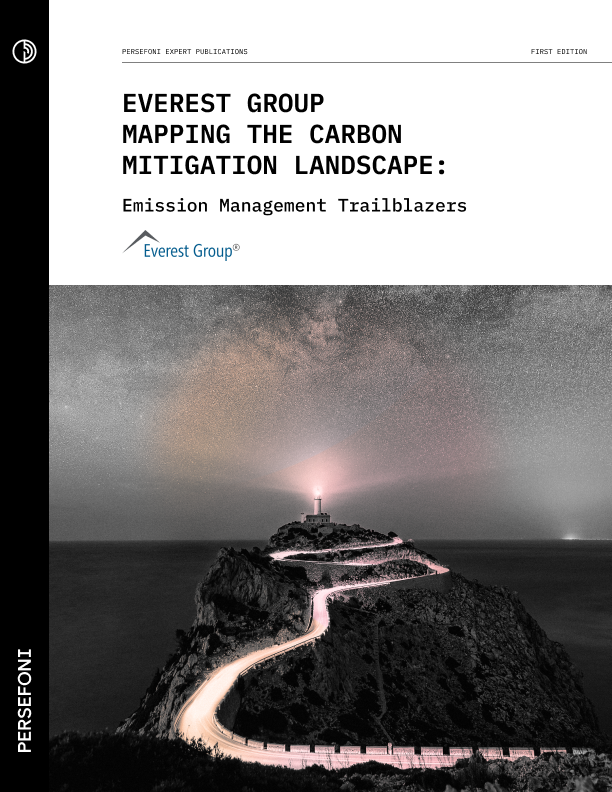 Everest Group Mapping The Carbon Mitigation Landscape: Emission Management Trailblazers