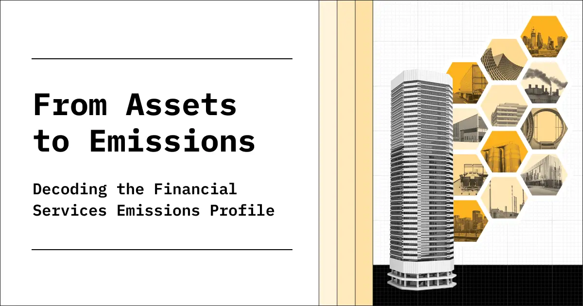 financial services emissions profile