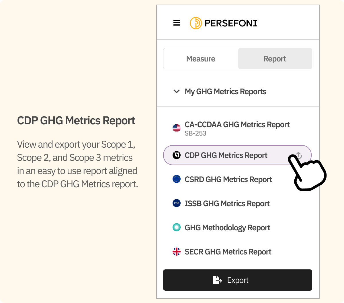 CDP metrics reports 
