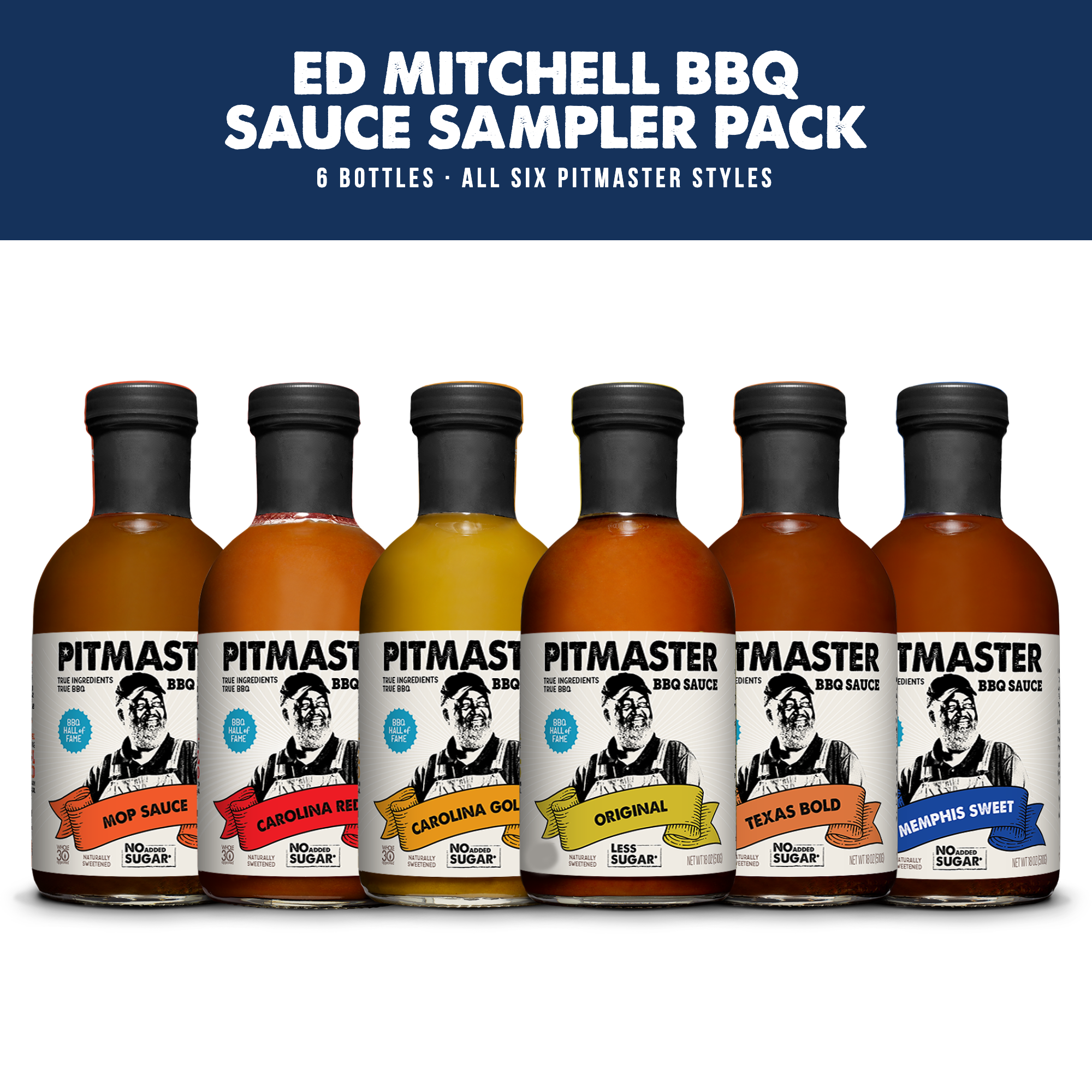Pitmaster BBQ Sauce Variety 6-Pack