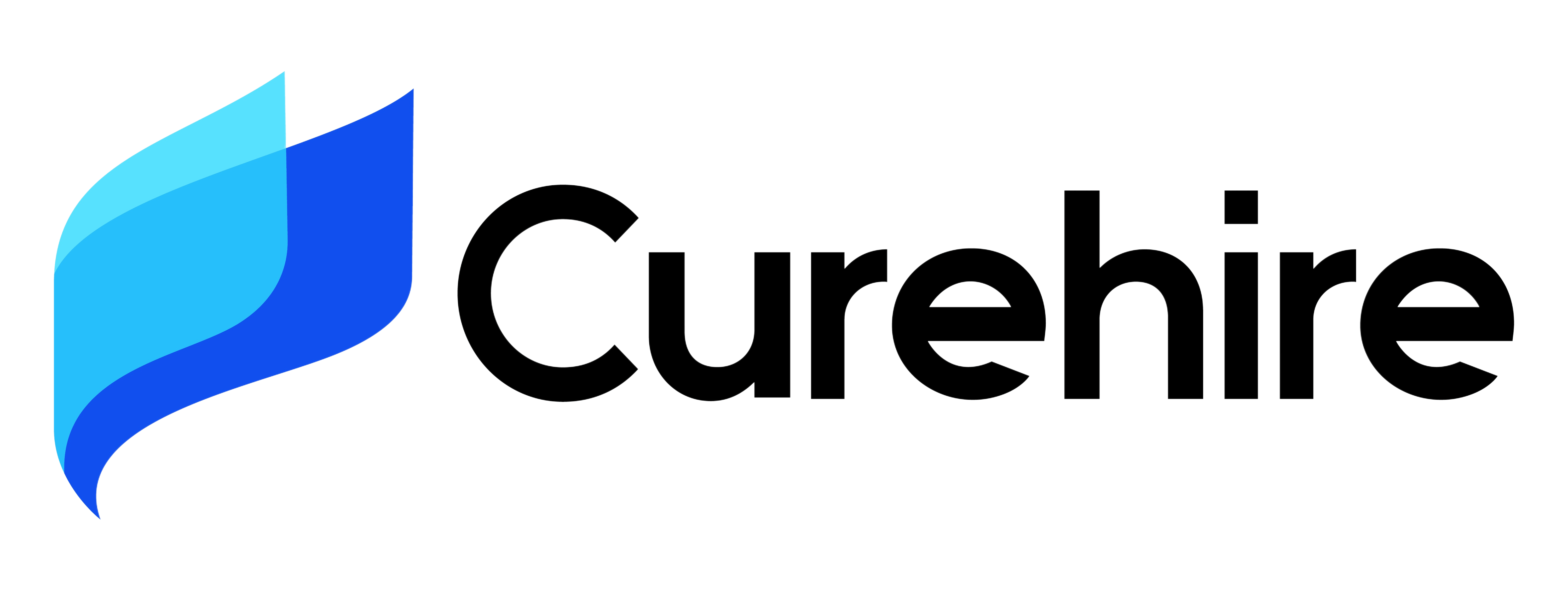 Curehire blue logo