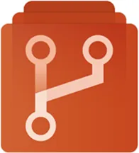 Icon representing a code branch or pull request