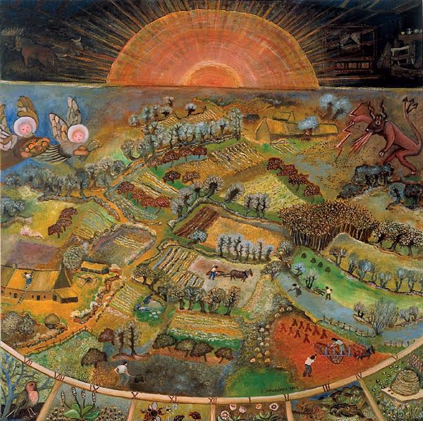 L'horloge des champs © Lucien Pouëdras