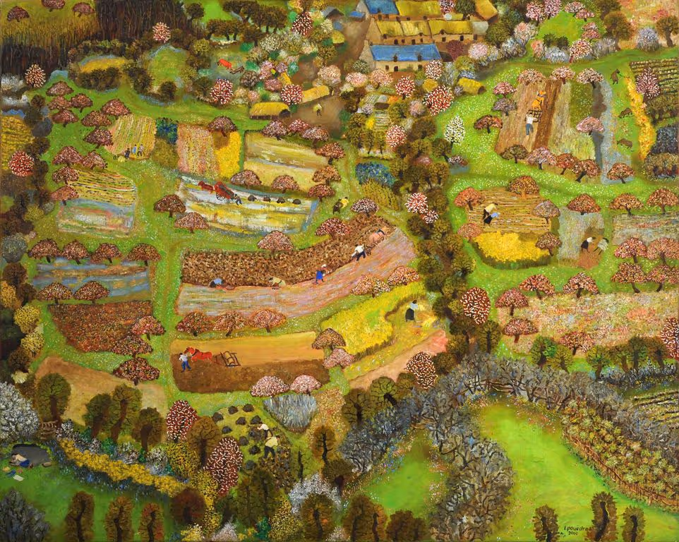 Les grands travaux de printemps © Lucien Pouëdras