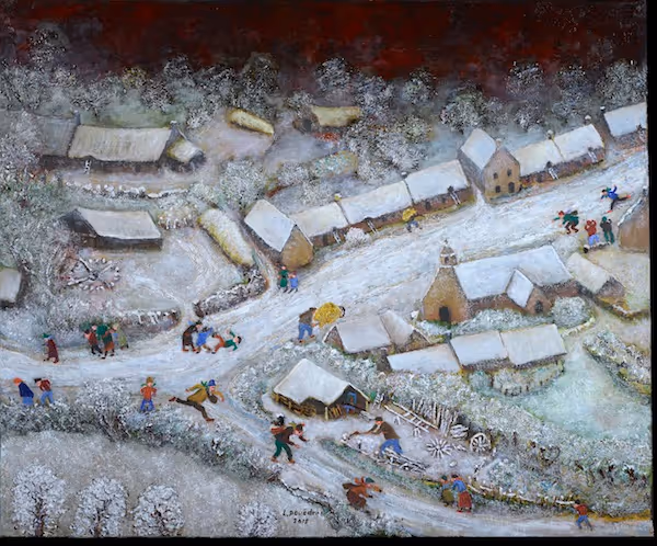 Un matin de janvier © Lucien Pouëdras